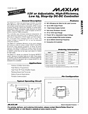 DataSheet MAX1771 pdf